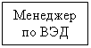 Подпись: Менеджер по ВЭД