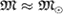 ${mathfrak M}approx {mathfrak M}_odot$