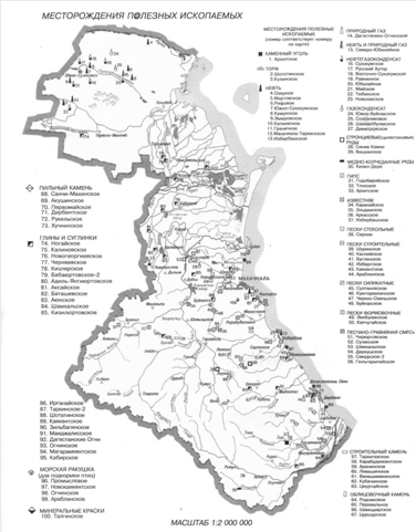 Тектоническая карта дагестана
