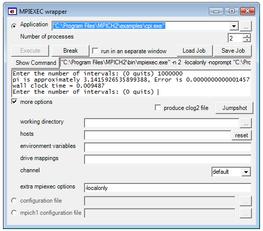 Про­грам­ма Wmpiexec