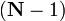 {(mathbf{N}-1)}