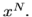 (x^N.)