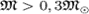 ${mathfrak M}> 0,3 {mathfrak M}_odot$